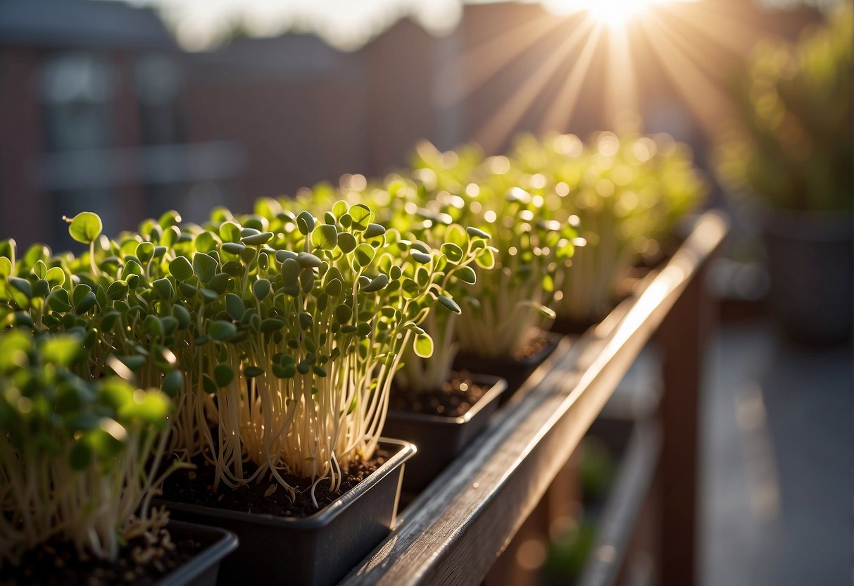 Grow Microgreens on Your Balcony: A Step-by-Step Urban Gardening Guide ... - Microgreens Growing On A Balcony