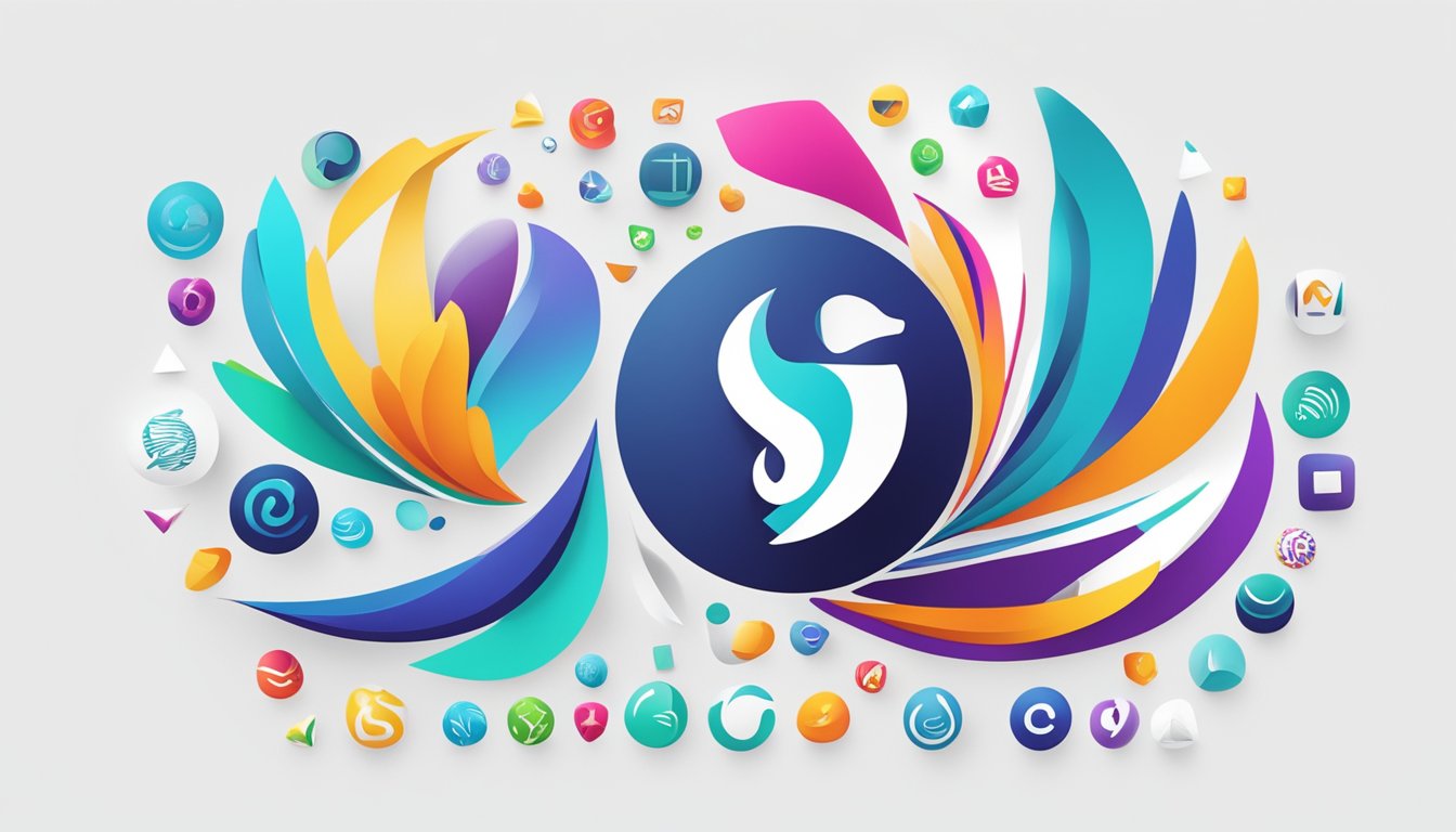 A group of recognizable Publicis Media brands logos arranged in a clean and modern layout, with bold and vibrant colors, against a white background