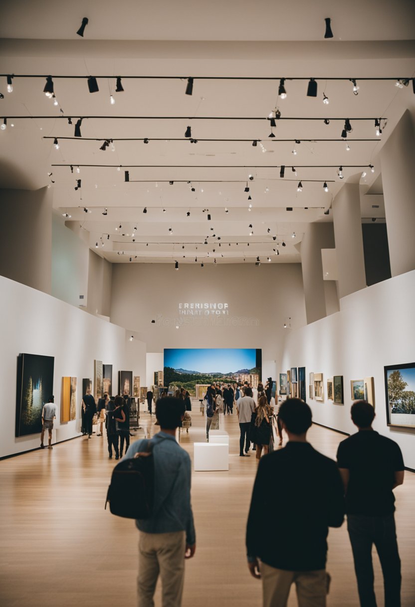 The Martin Museum of Art showcases various art exhibitions in Waco
