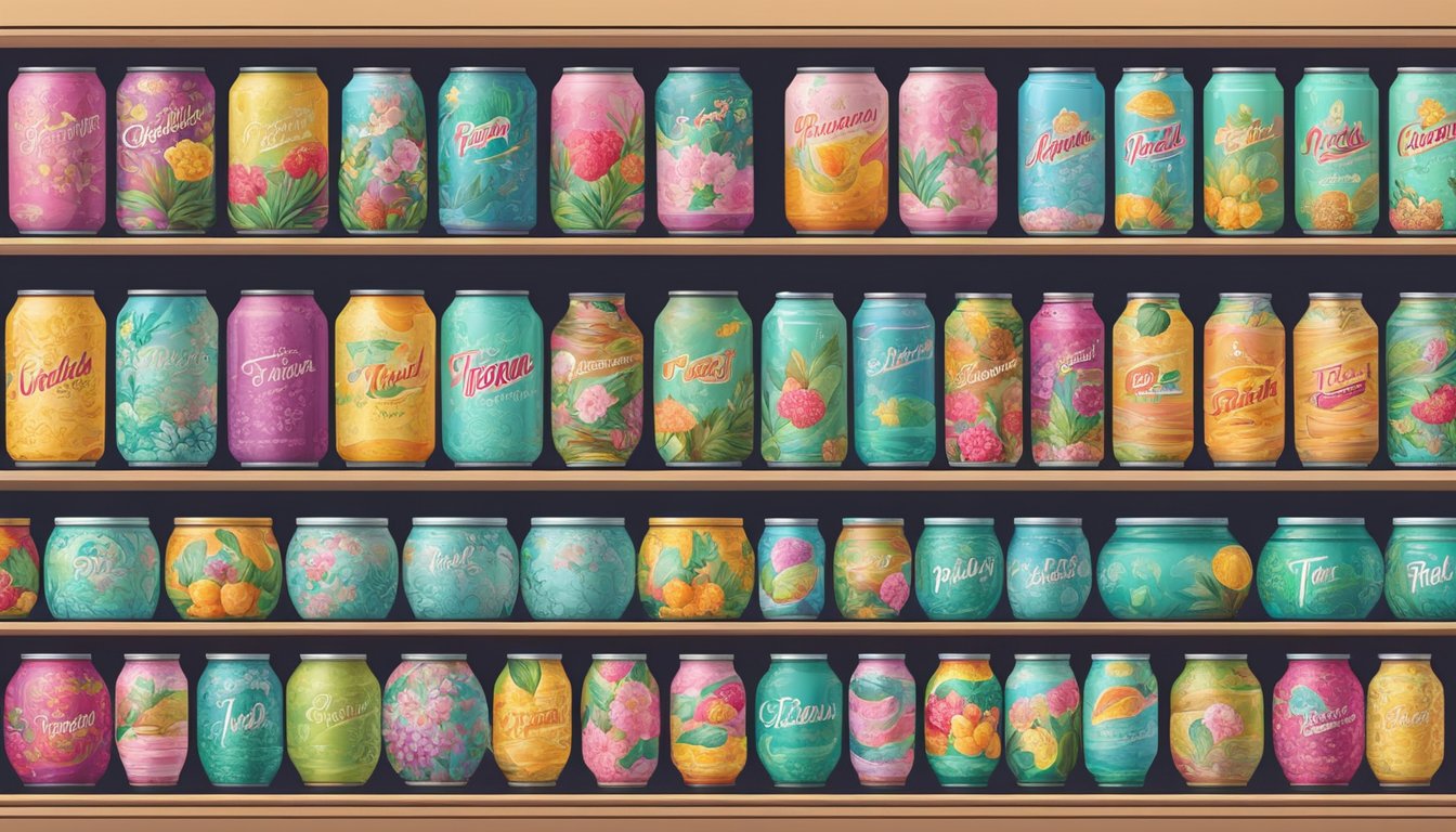 A colorful array of Arizona Tea cans and bottles on display, with various flavors and designs, ready for exploration