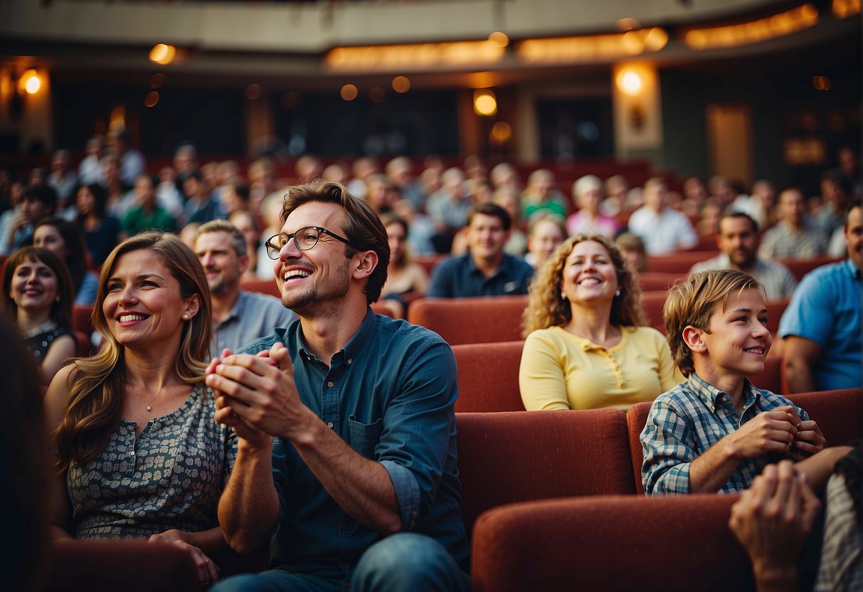 The theater scene in Missouri comes alive with vibrant colors and bustling energy, as families gather to enjoy a variety of family-friendly performances