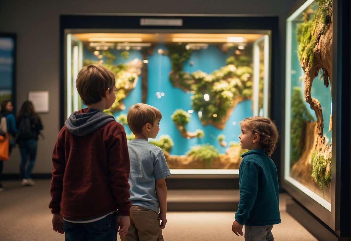 Children explore interactive exhibits at Missouri museums, learning about seasonal events and festivals during spring break