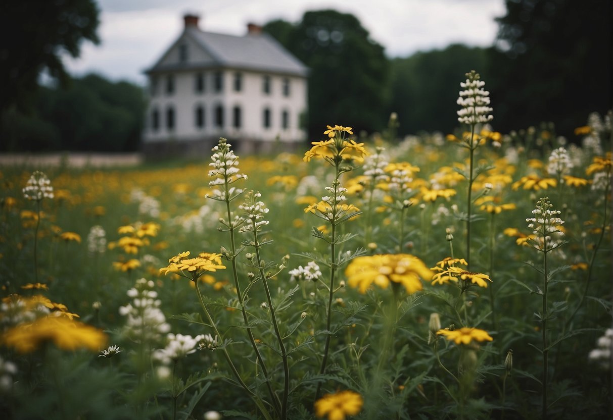 Lush green forests, blooming wildflowers, and historic landmarks in Missouri