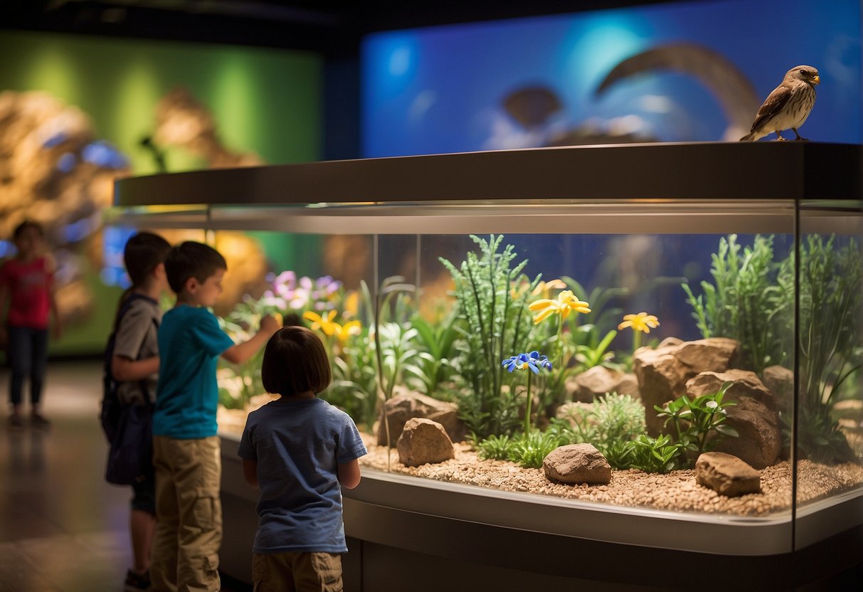 Children explore interactive exhibits at Missouri's Discovery Centers during Spring Break Science Adventures