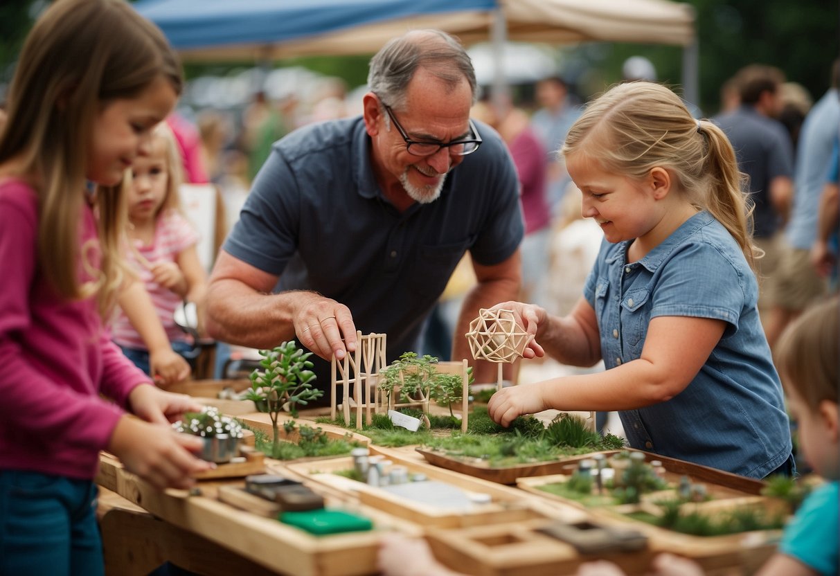 Families gather at Missouri's spring craft fairs, creating memories through hands-on activities and interactive displays. Laughter and excitement fill the air as participants engage in various crafting workshops and demonstrations