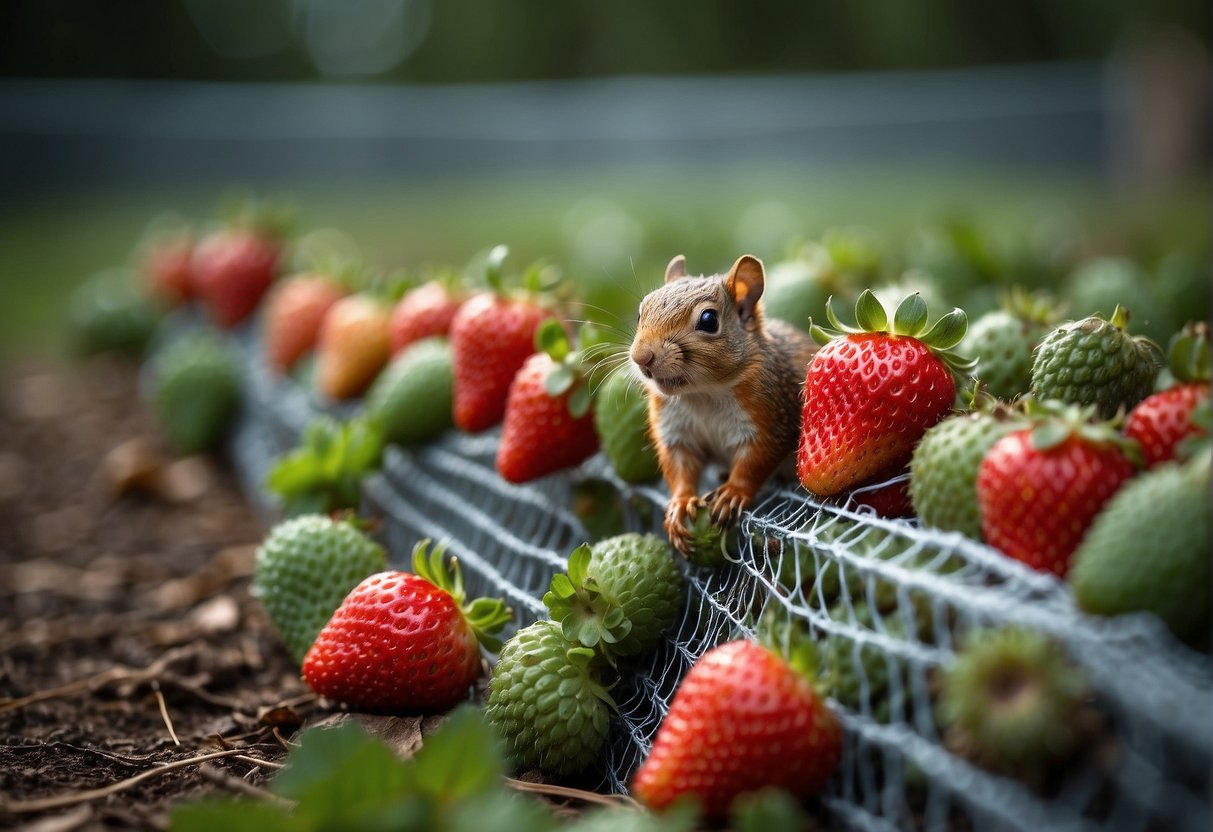 How to Protect Strawberries from Squirrels: Safeguarding Your Berries Effectively