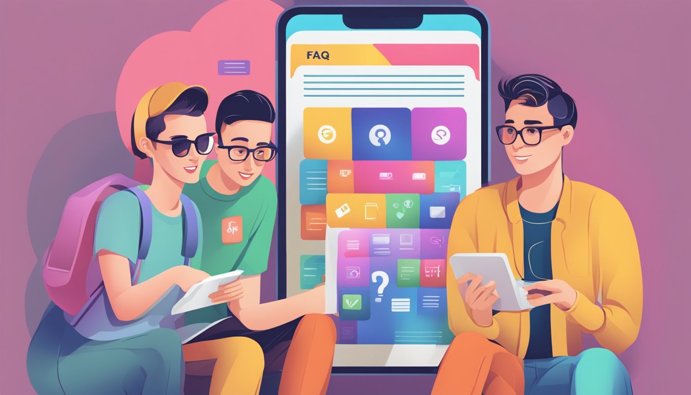 Millennials browsing FAQ section, showing brand loyalty