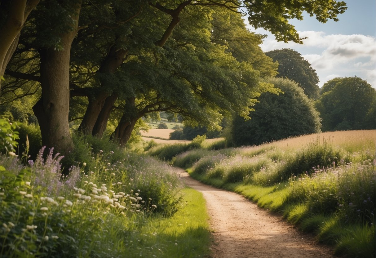 The serene beauty of Oxfordshire's best walking locations, with winding paths and lush greenery, invites exploration and tranquility