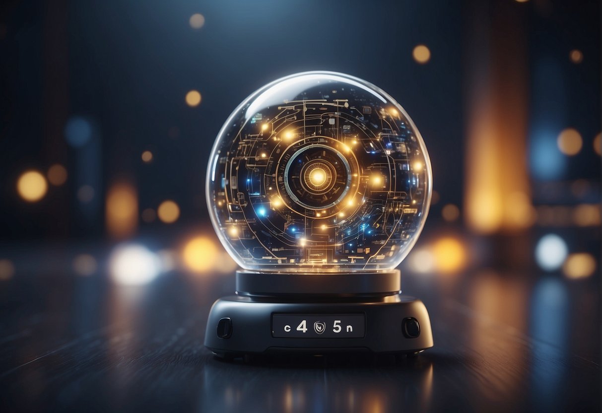 An AI system generating ideas with visual brainstorming tools