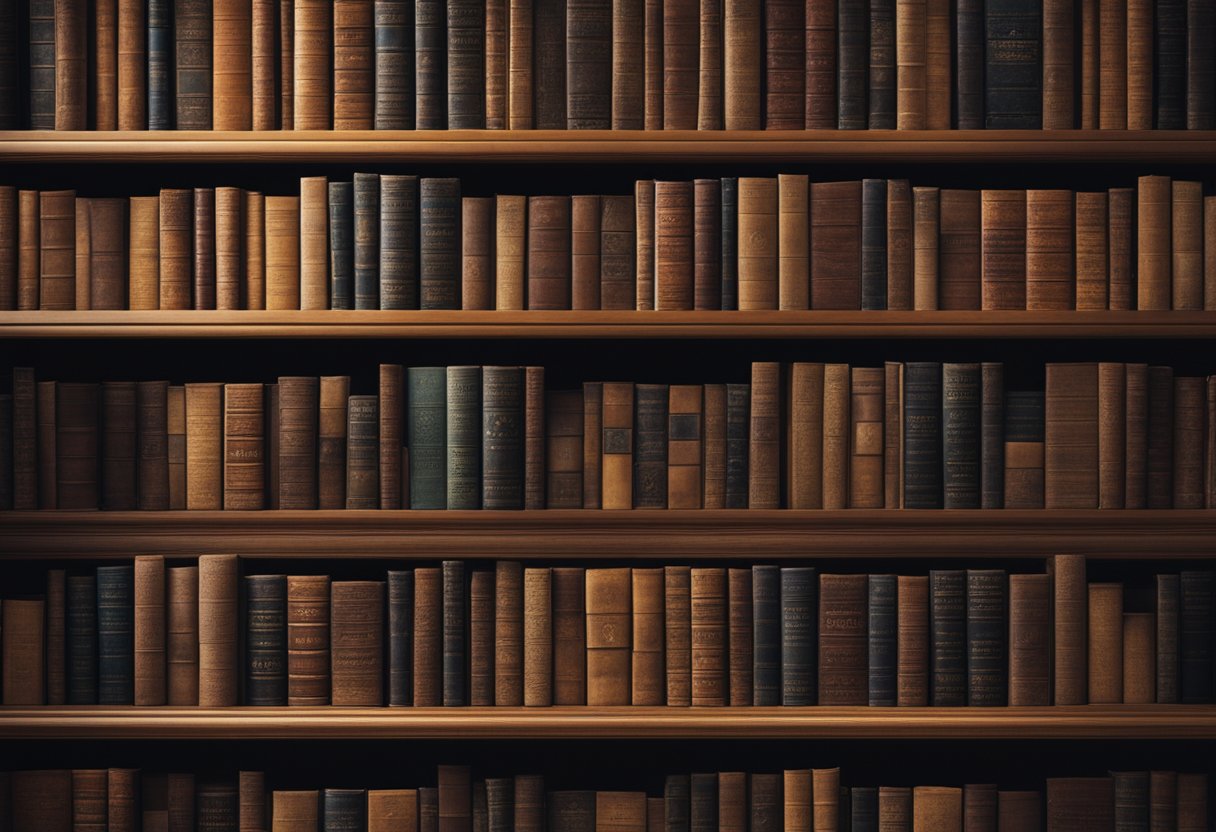 A bookshelf filled with Harry Potter books, neatly organized and preserved with protective covers