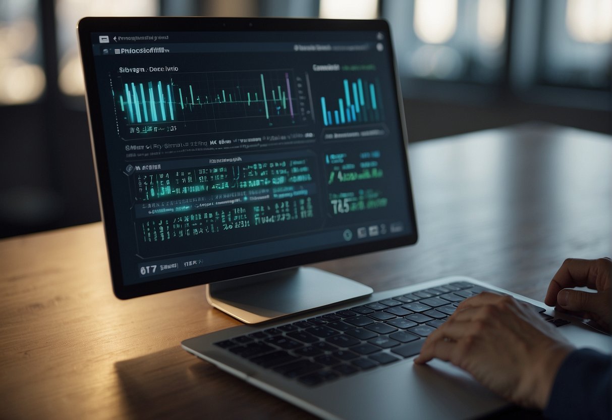 An AI paraphrasing tool in action, processing text with efficiency