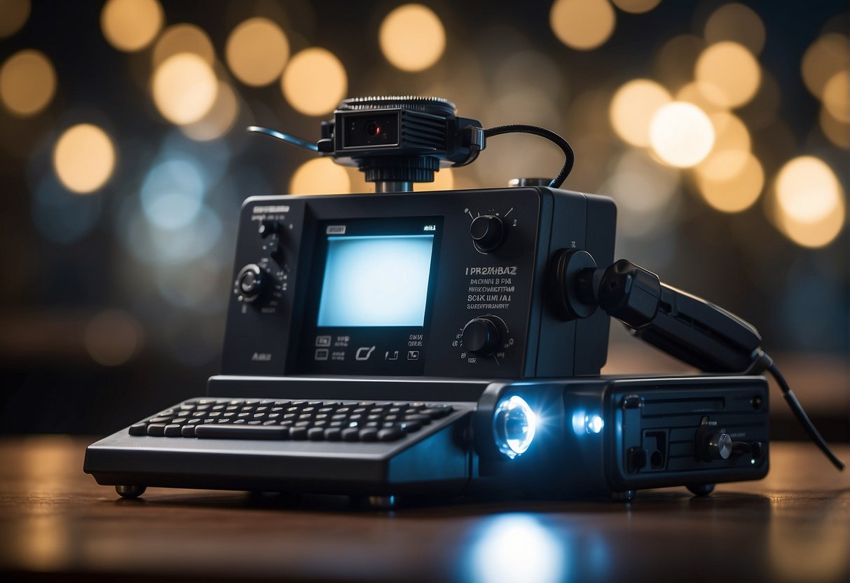 An AI paraphrasing tool surrounded by various options, with a spotlight shining on the "best" choice