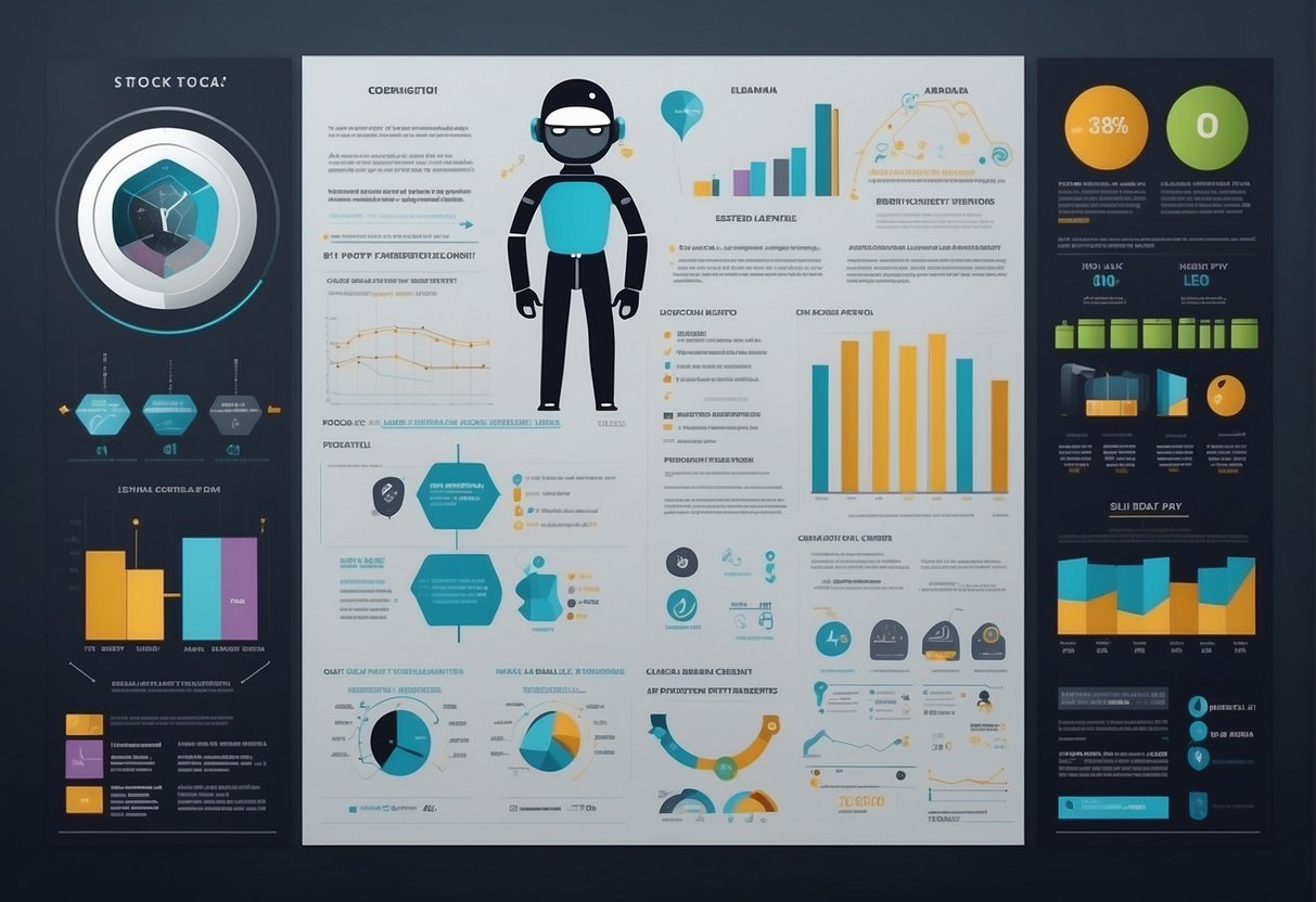 An AI infographic generator customizing templates. No human subjects or body parts