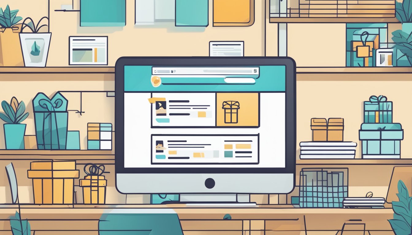 A computer screen displaying an online shopping website with the "Activa" product page open, a cursor hovering over the "buy" button