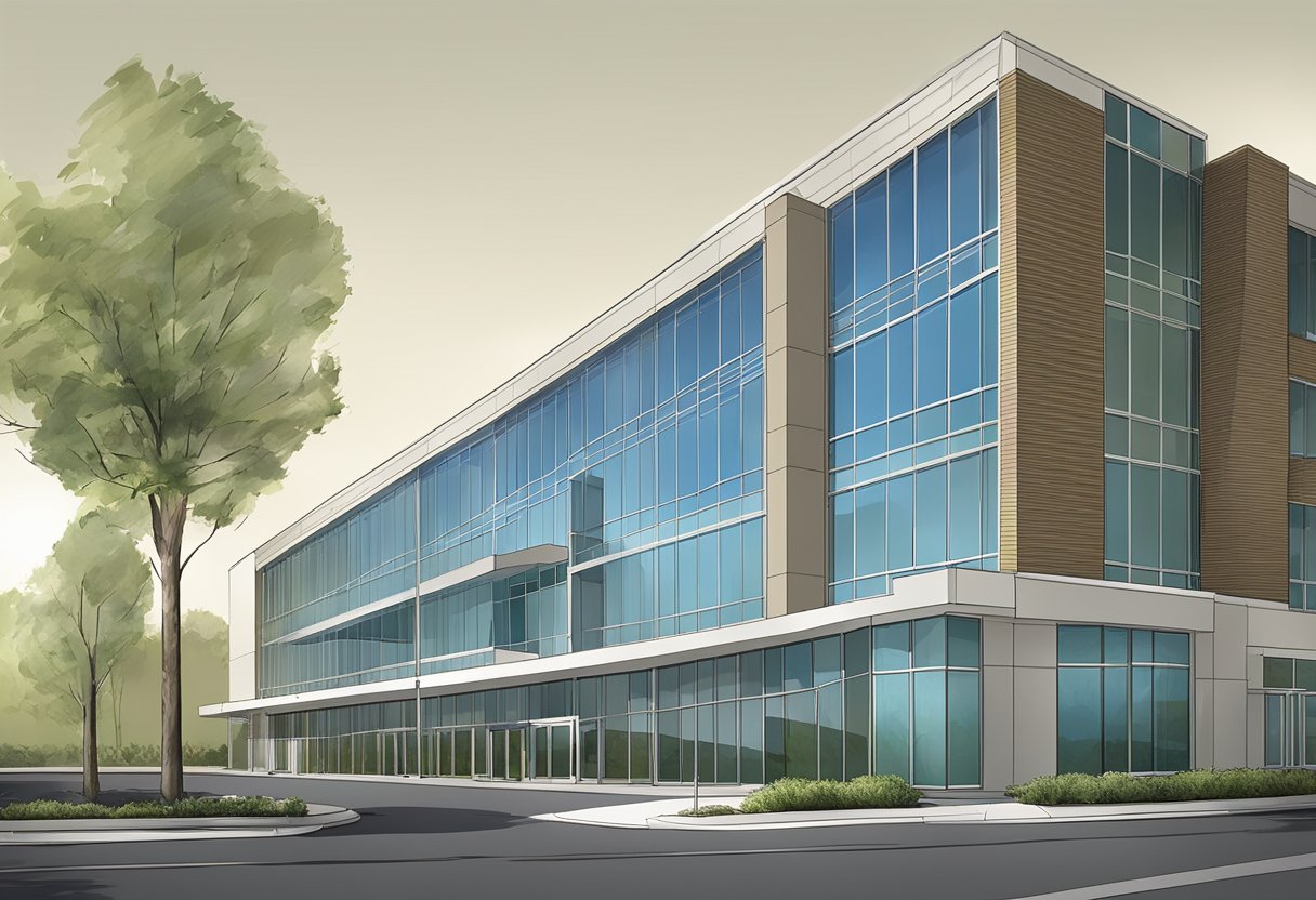 A modern office building with "CSC Sacramento" sign, located at 2710 Gateway Oaks Dr Ste 150N, Sacramento CA 95833
