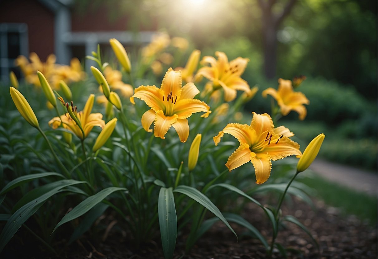 why are my daylily leaves turning yellow