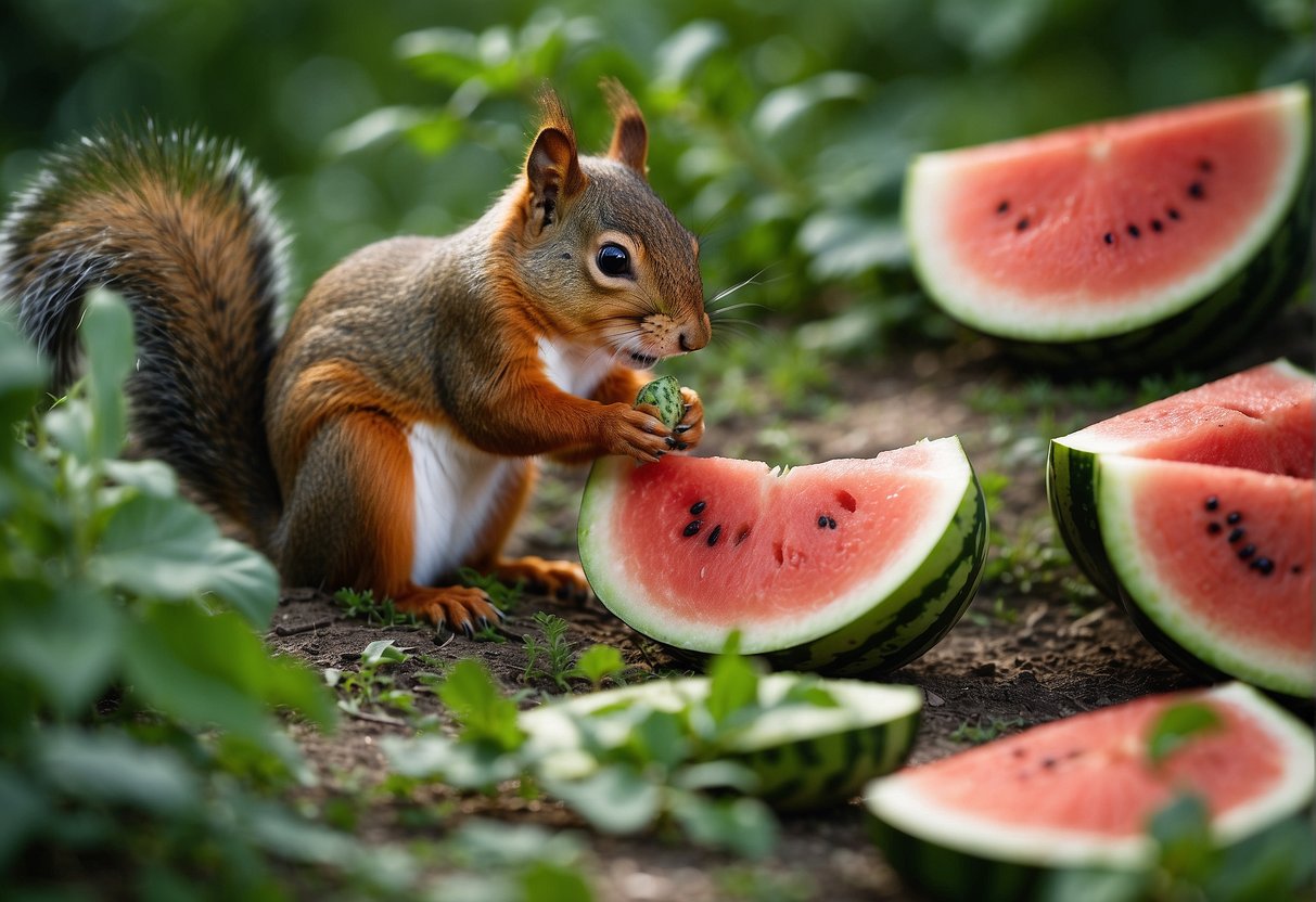 Do Squirrels Eat Watermelon: Understanding Backyard Wildlife Diets