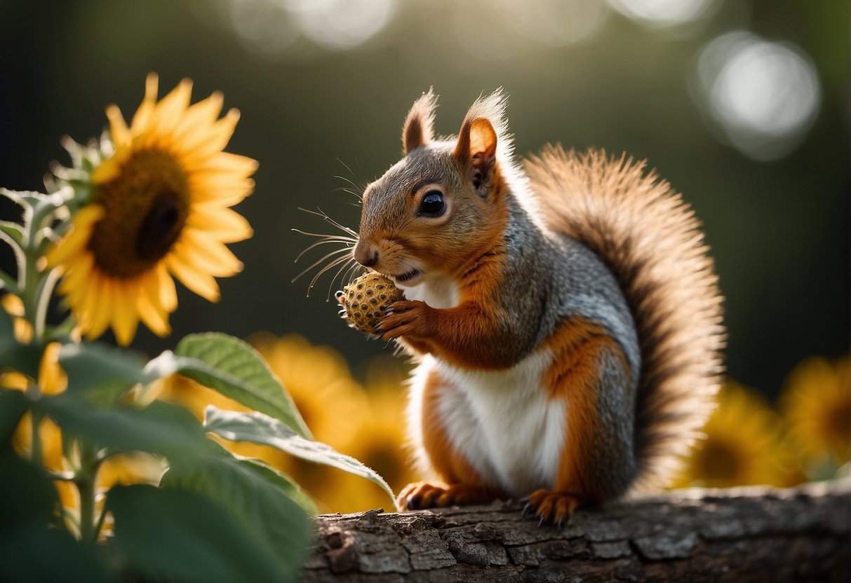 Do Squirrels Eat Sunflowers: Protecting Your Garden Blooms