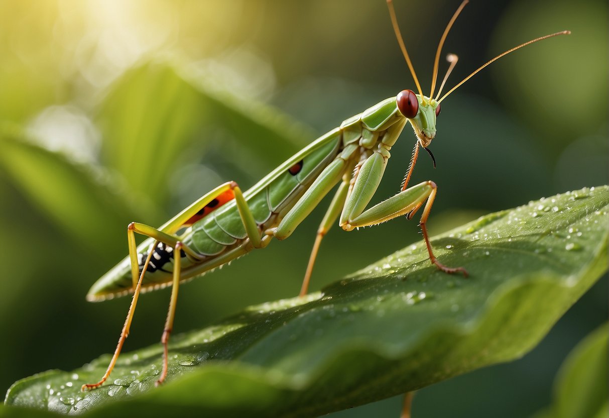 Do Praying Mantis Eat Ladybugs: Understanding Predatory Insect Behavior in Gardens
