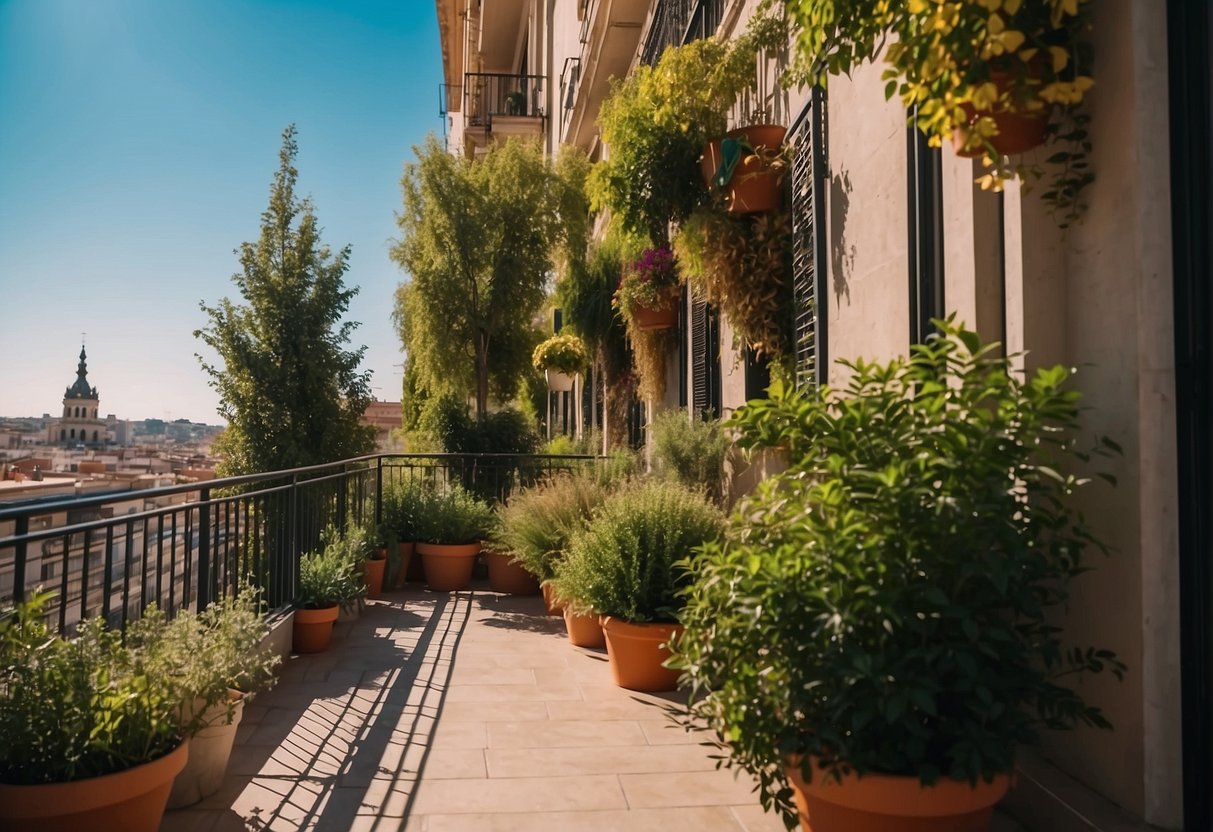 Lush balcony gardens showcase sustainable living and environmental impact
