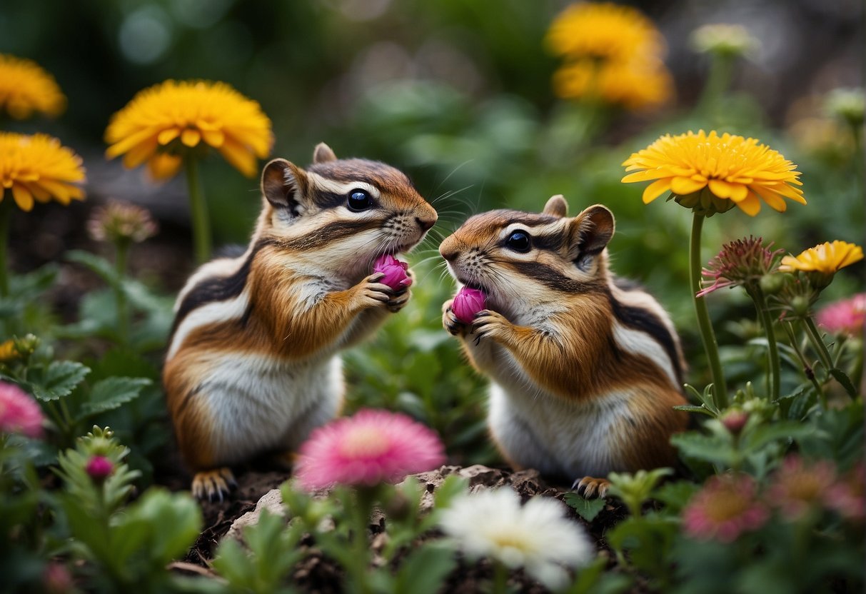 Do Chipmunks Eat Flowers: Protecting Your Garden Blooms