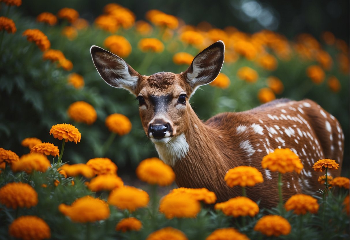 Do Deer Eat Marigolds: Garden Plant Safety Tips