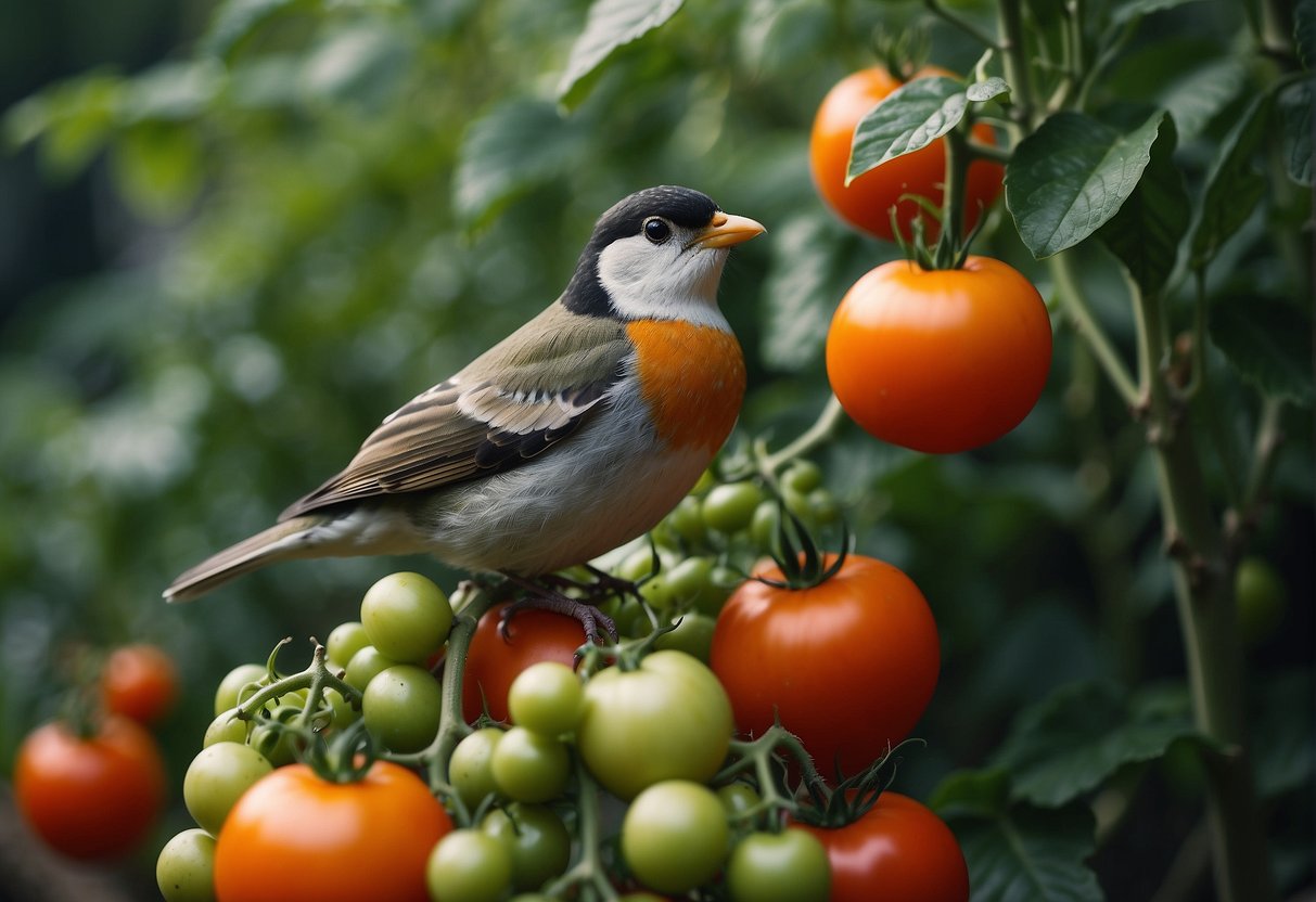 Do Birds Eat Tomato Plants: Protecting Your Garden’s Bounty