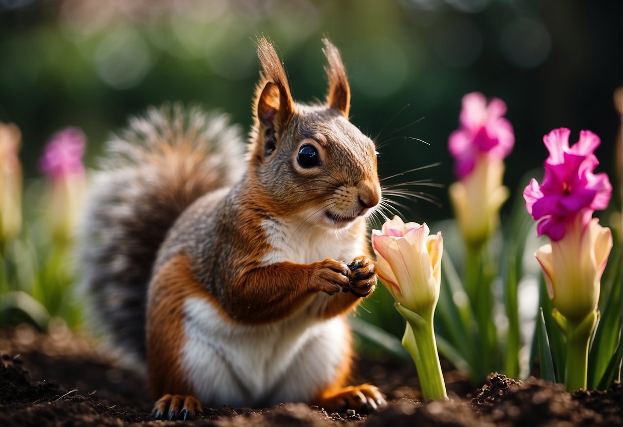 Do Squirrels Eat Gladiolus Bulbs: Protecting Your Garden Blooms