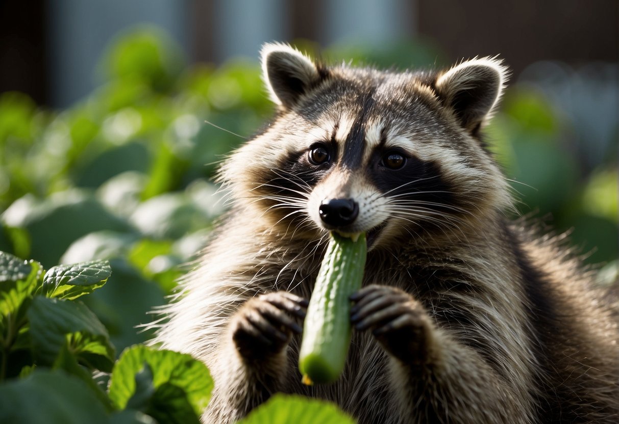 Do Raccoons Like Cucumbers: Garden Intruders or Unlikely Allies?