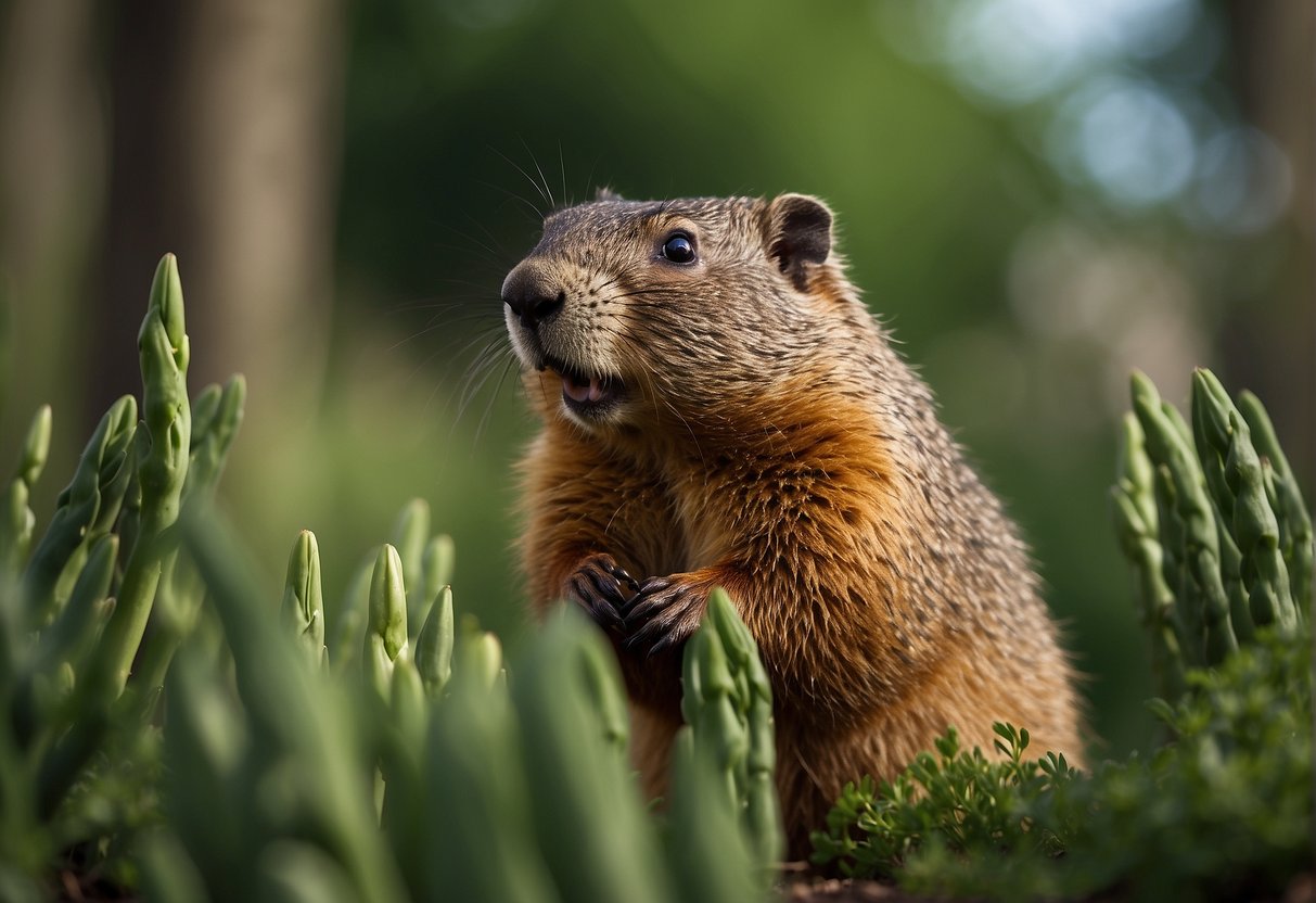 Do Groundhogs Eat Asparagus: Protecting Your Garden from Pests