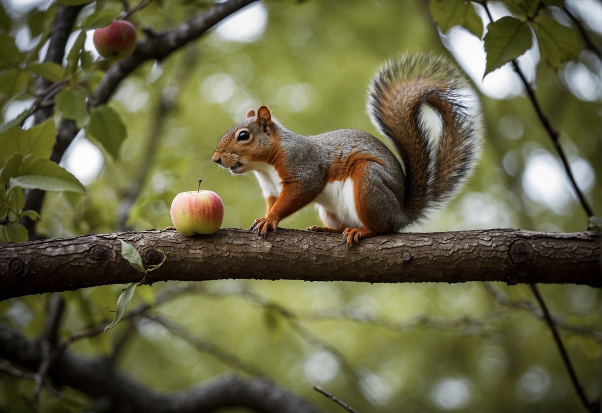 Do Squirrels Eat Apples Off Trees: Understanding Rodent Behavior in Your Garden