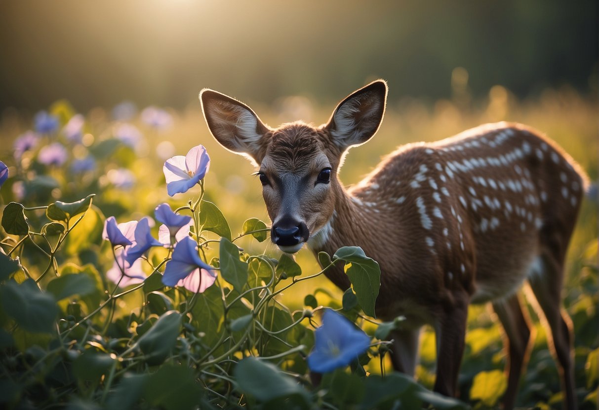 Do Deer Eat Morning Glory: Protecting Your Blooms from Wildlife Grazing
