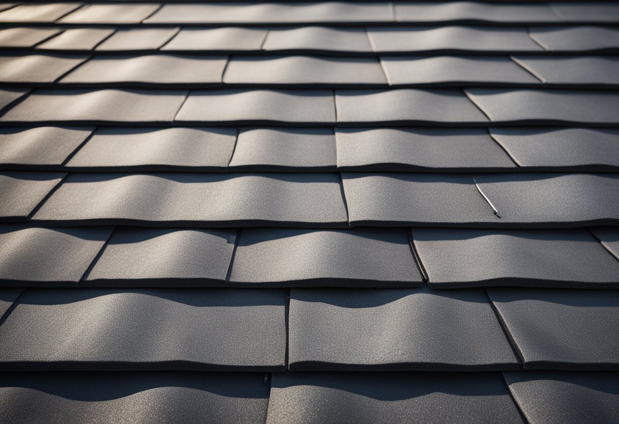 A layer of roofing felt is laid down before the slate tiles are installed. This provides a waterproof barrier and protects the roof from water damage
