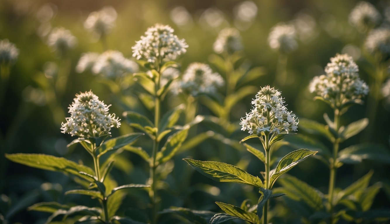 Late boneset blooms in a wetland, attracting pollinators and providing food for wildlife