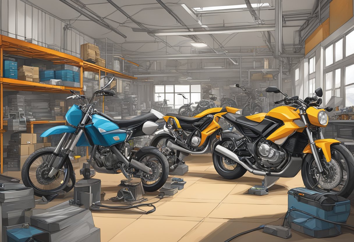 A motorbike workshop guidebook procurement process