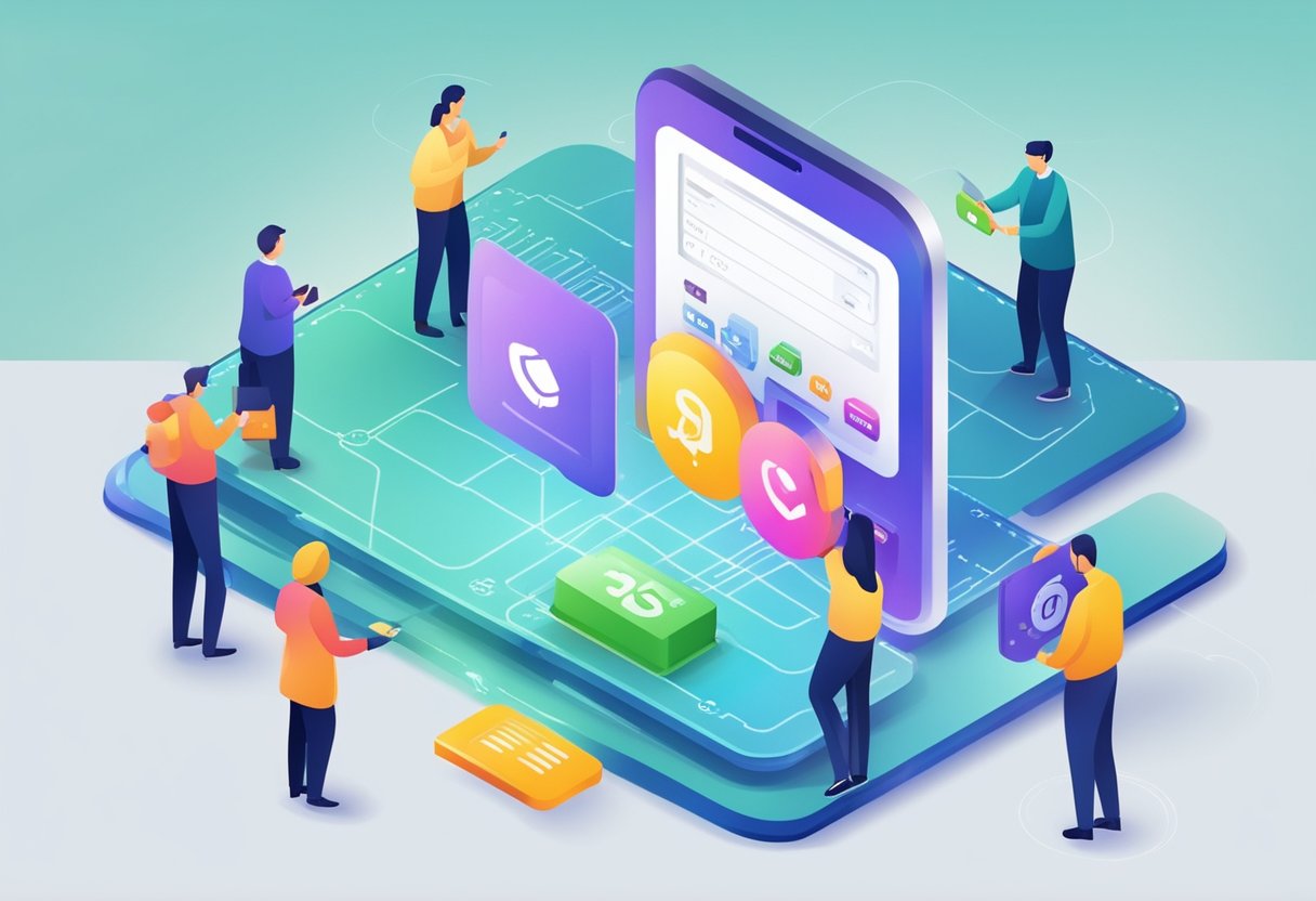 A group of push payment providers exchanging digital transactions in a secure and efficient manner, with advanced technology and seamless integration