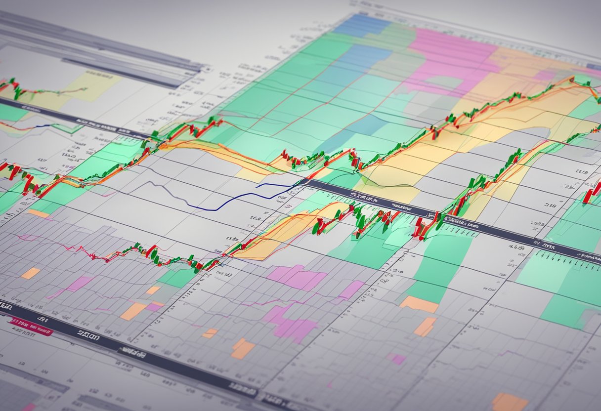 The stock market charts show a downward trend for the S&P 500 and Nasdaq on the first session of 2024