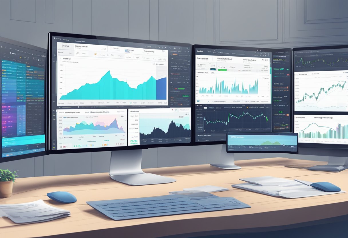 Webull expands into futures and commodities trading. Charts, graphs, and trading tools fill the screen. The platform offers advanced features for traders