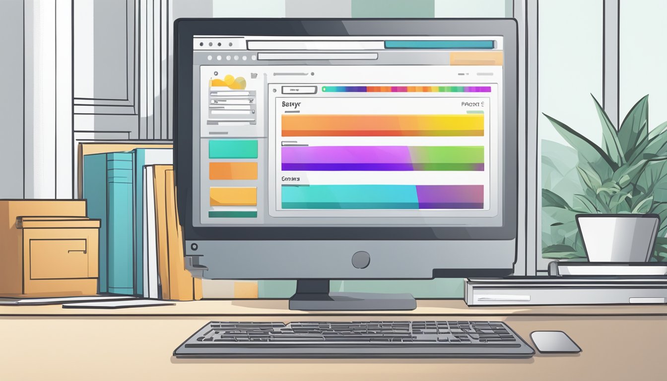 Acarizax is being purchased online. A computer screen displays the product page with a 'buy now' button highlighted