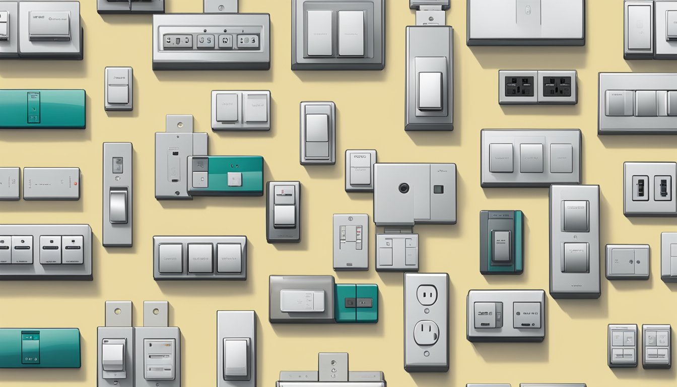 A variety of Legrand switches displayed online for purchase
