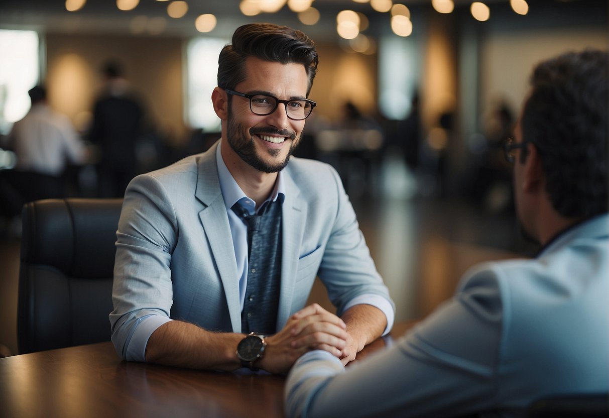 Interview and conversation in a hiring process