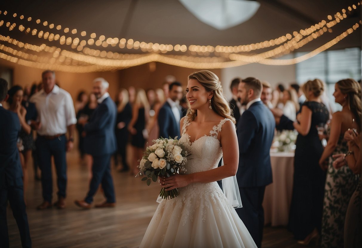 A wedding photographer capturing joyful moments and beautiful details at a wedding celebration