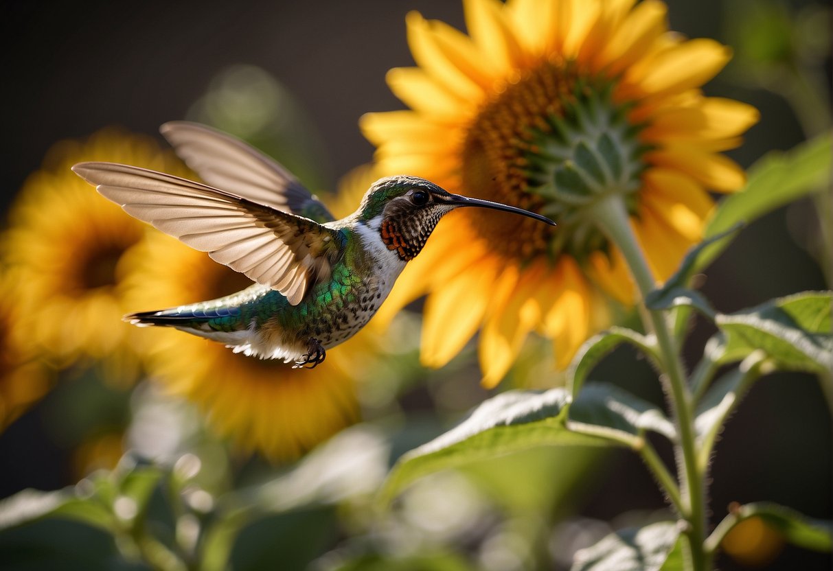 Do Hummingbirds Like Sunflowers: Attracting Wildlife to Your Garden
