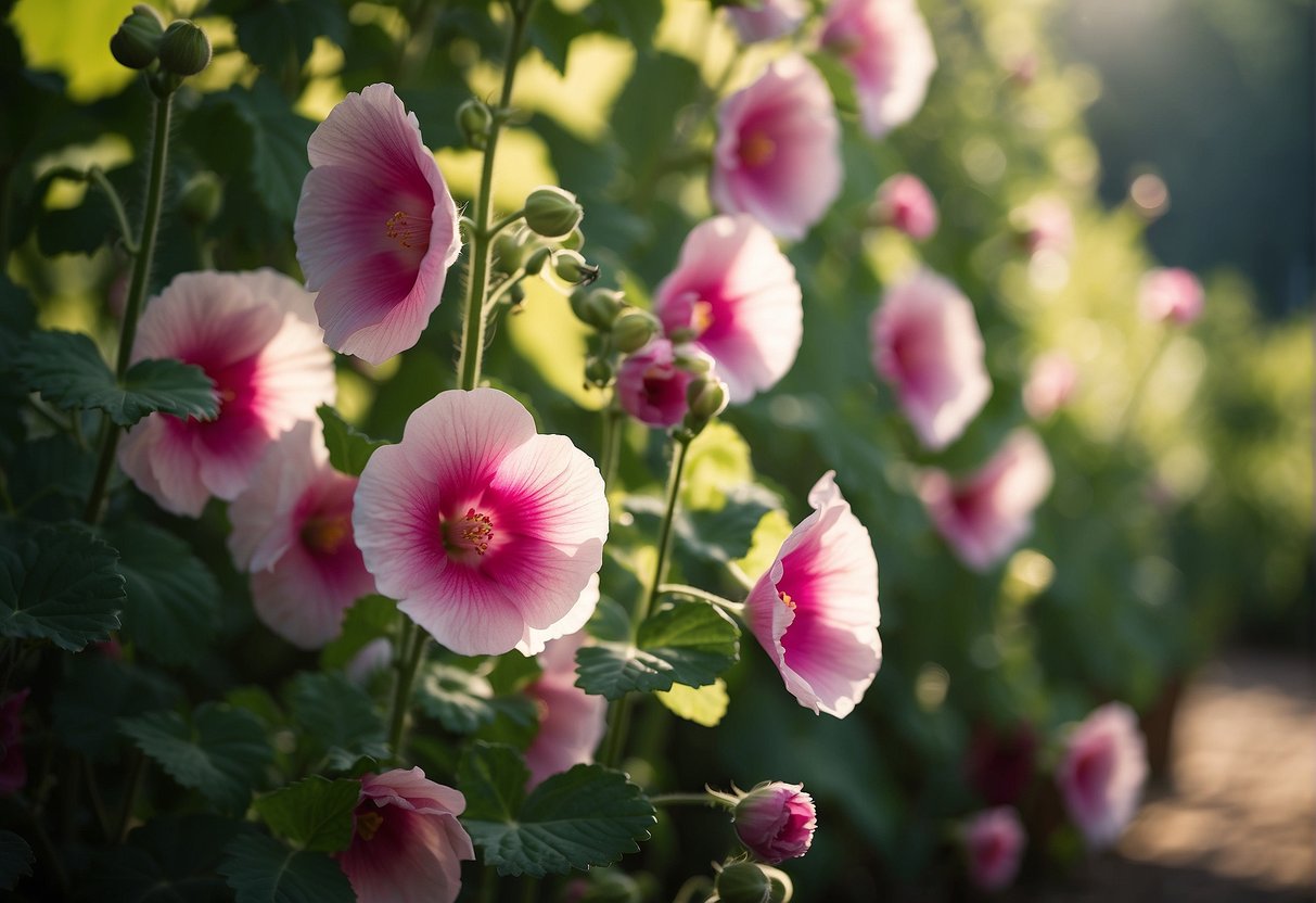 Can Hollyhocks Grow in Shade? Unveiling Light Requirements for Healthy Blooms