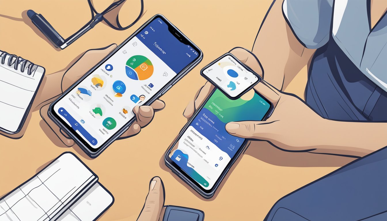 A person using a Nokia phone with a clear and crisp display, accessing various apps and features with ease, while enjoying seamless connectivity and long-lasting battery life