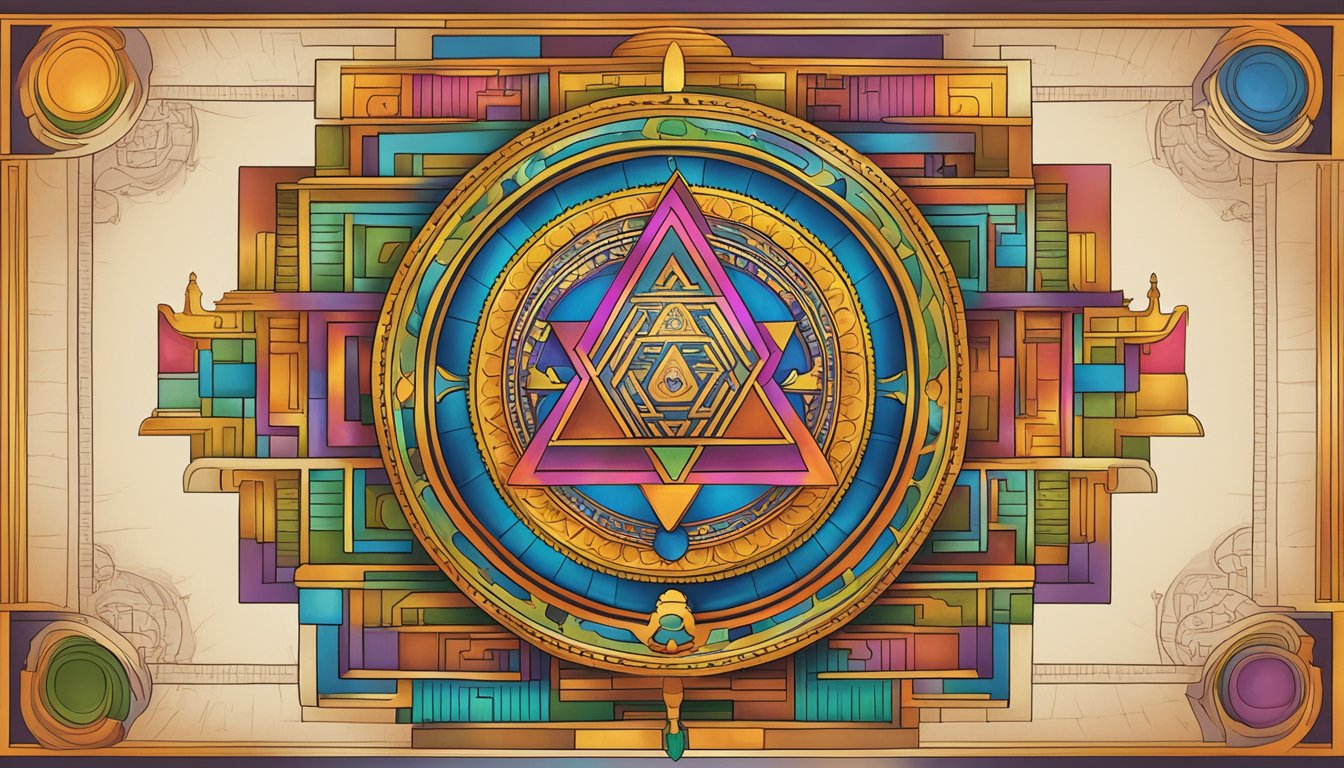 A colorful Linga Bhairavi Yantra displayed for online purchase