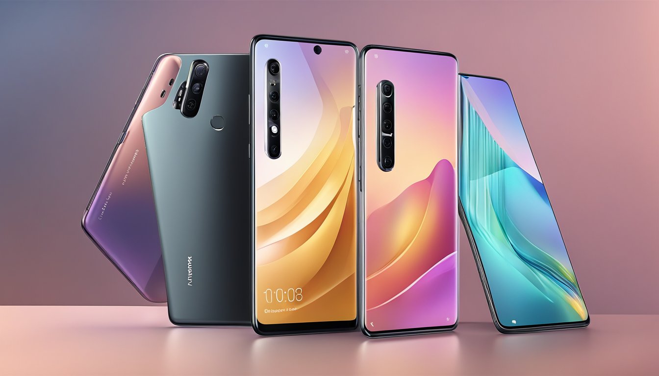 A sleek Huawei phone is held up, displaying a stunning screen with crisp graphics and smooth navigation. The user interface is intuitive and responsive, showcasing the technical mastery and exceptional user experience of Huawei phones