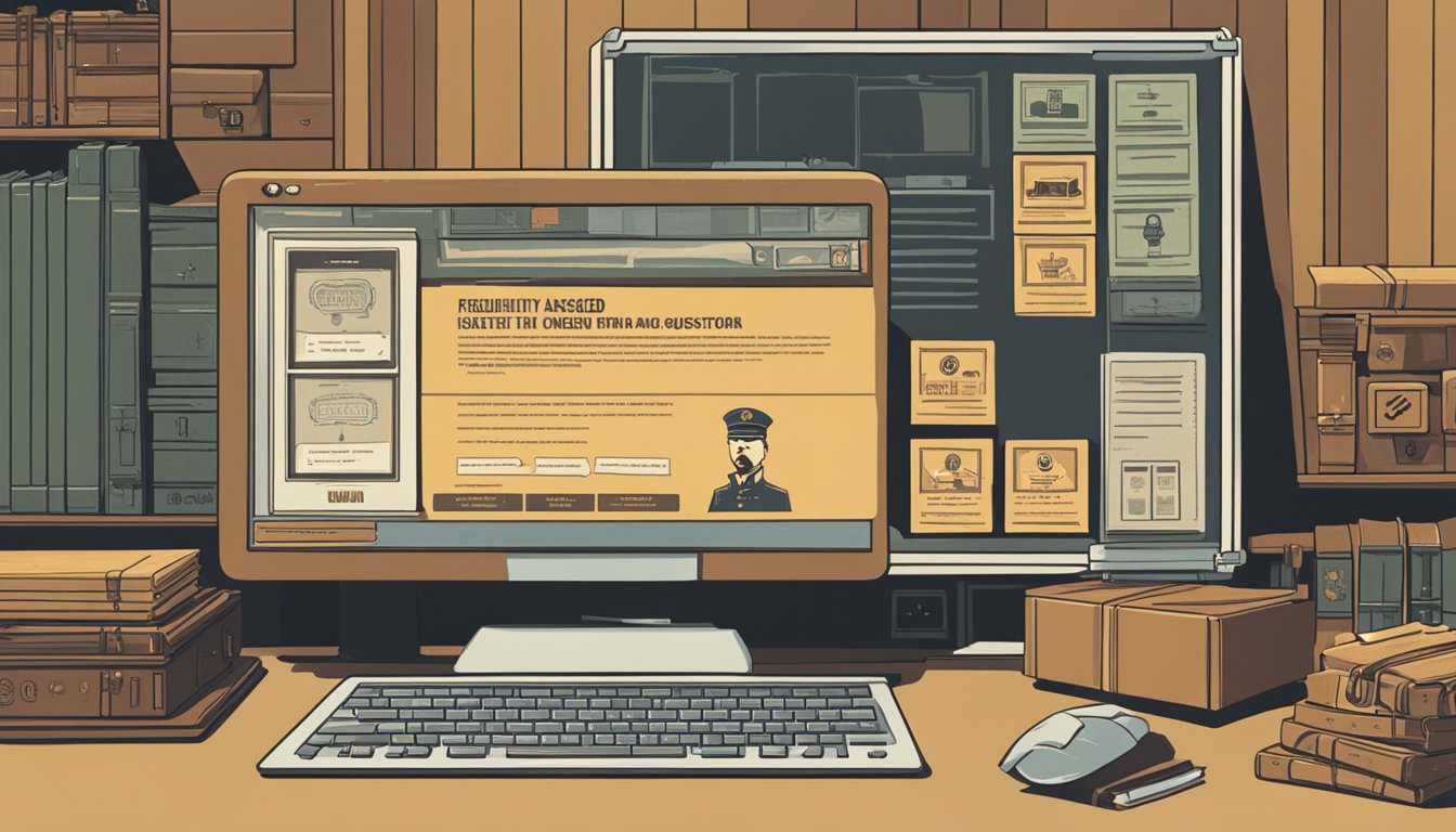 A computer screen showing the "Frequently Asked Questions" page of the Secret Hitler online store