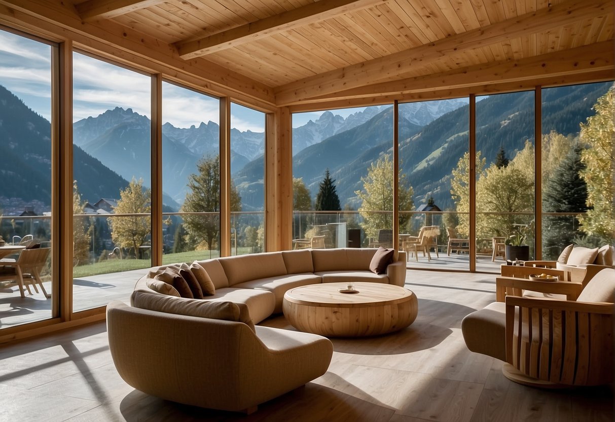 Guests enjoy eco-friendly amenities in a serene alpine setting at Bio Wellnesshotel Holzleiten, Tirol