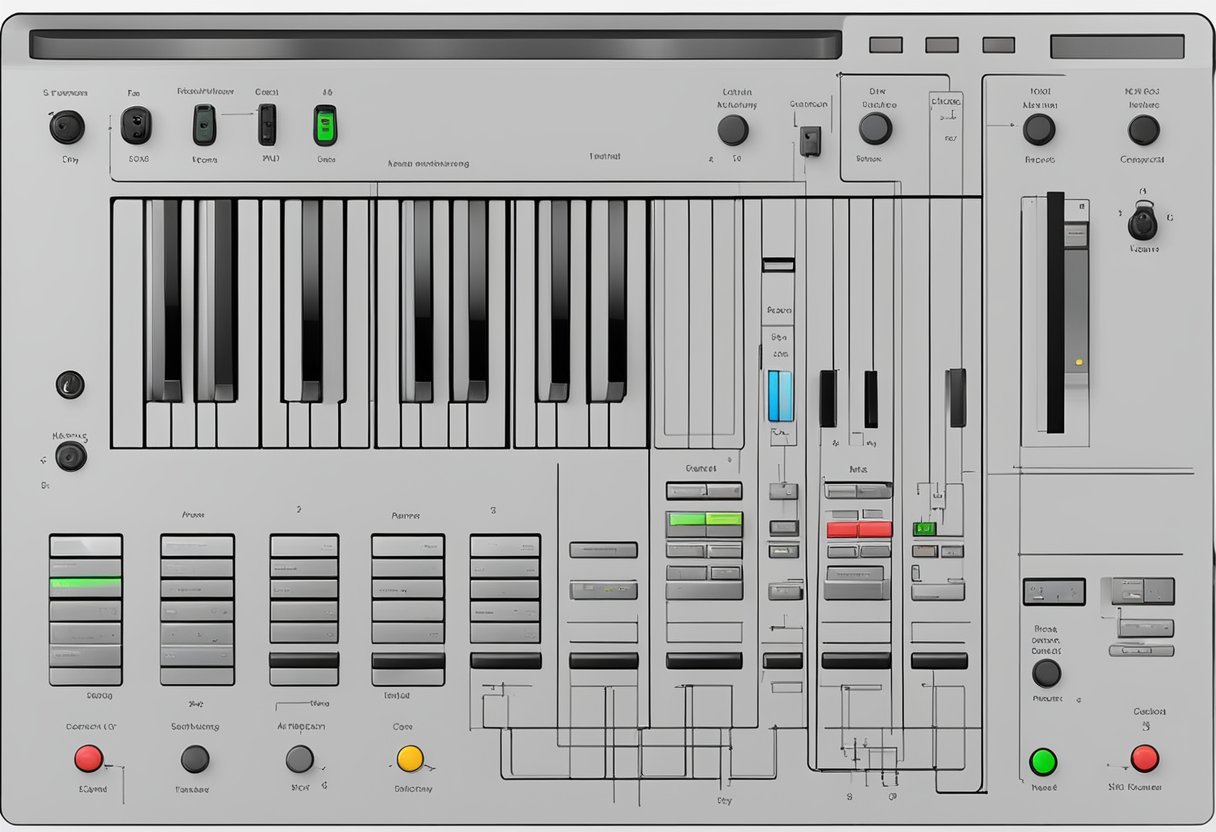 MIDI is a digital communication protocol. A controller differs from traditional keyboards in its ability to send and receive MIDI data for controlling external devices